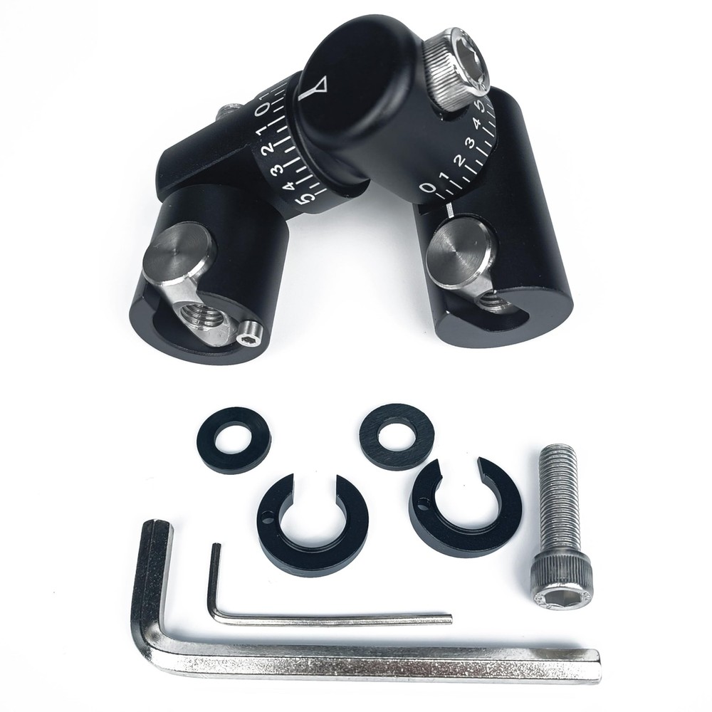 Carbon Archery Bow Stabilizer Single Side Adjustable V-Bar Mount Quick Discon...