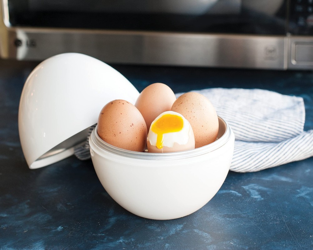 Microwave Egg Boiler Rapid Cooking Kitchen Breakfast Accessory