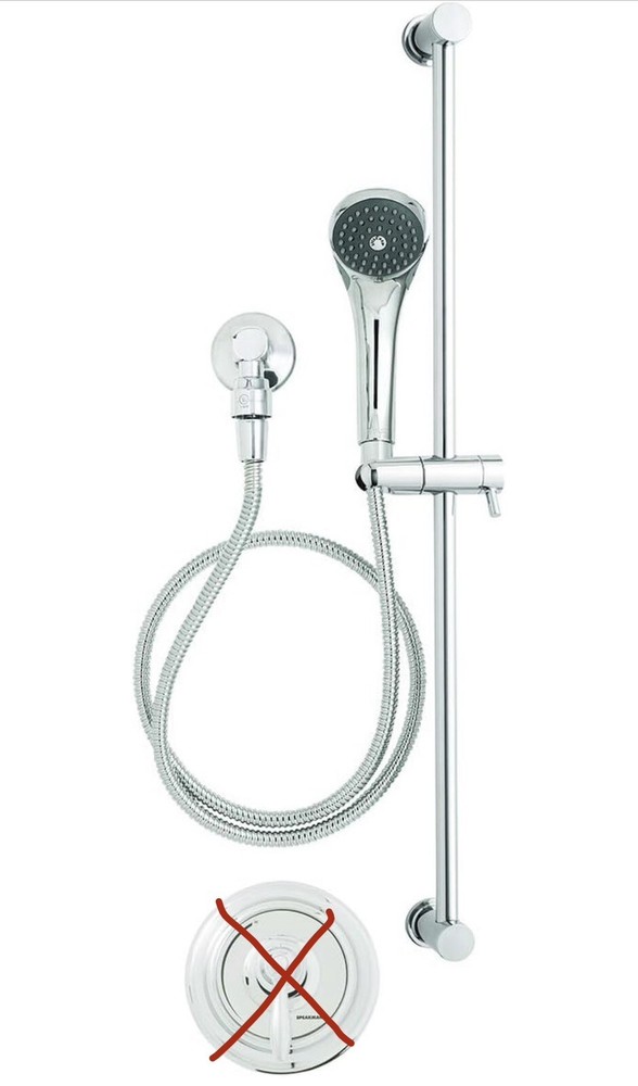 Speakman SLV-5040 SentinelPro Trim & Shower Package Chrome Missing Valve Trim