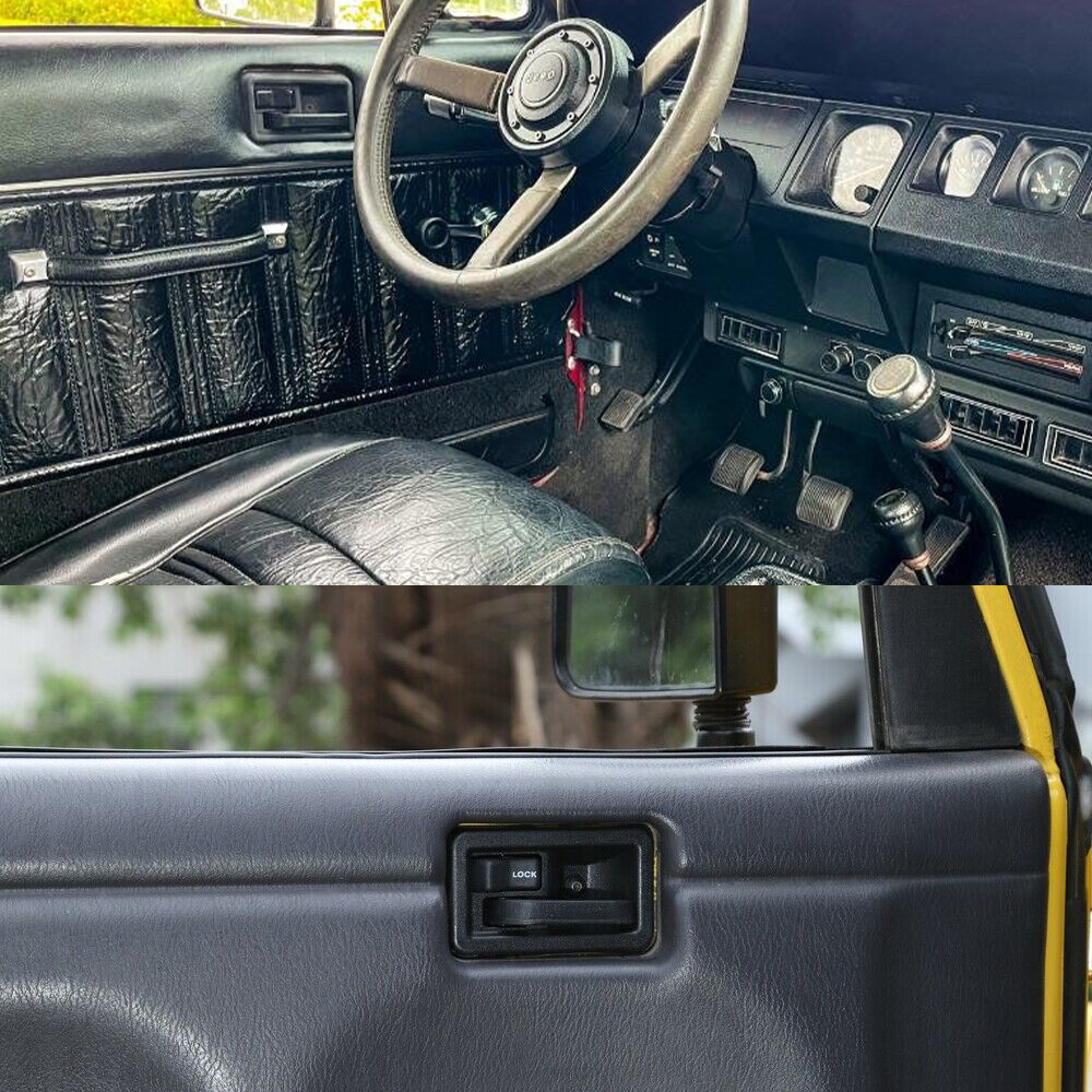 4X Inside Door Handle Front Left+Front Right For Jeep Wrangler 1987-2004 Black E