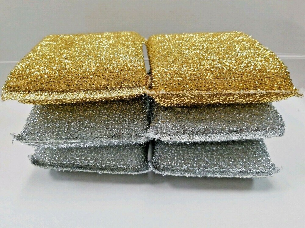 6 pack Cleaning Non-scratch Scrub Sponges/pads
