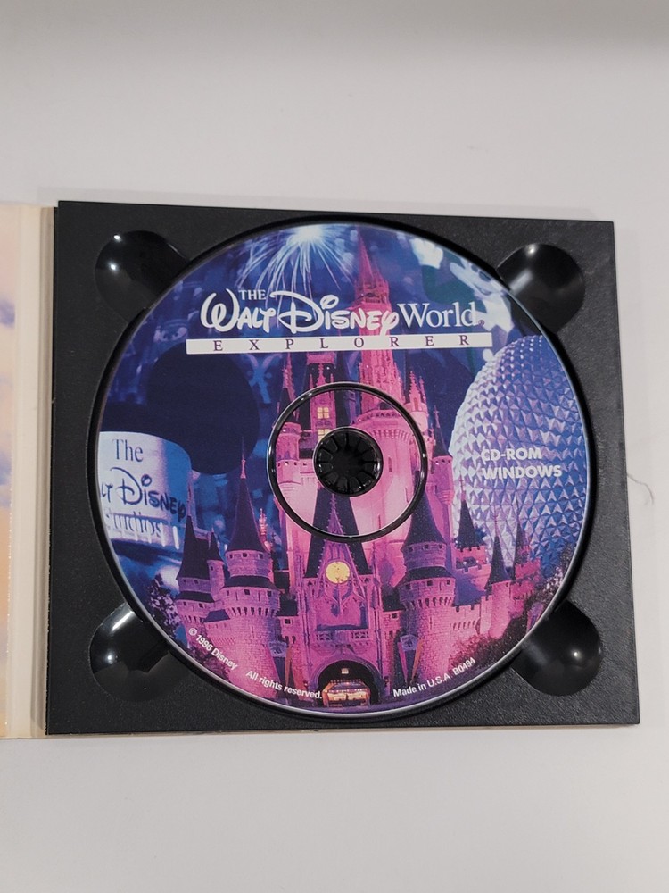 The Walt Disney World Explorer Computer Software (PC, CD-ROM)
