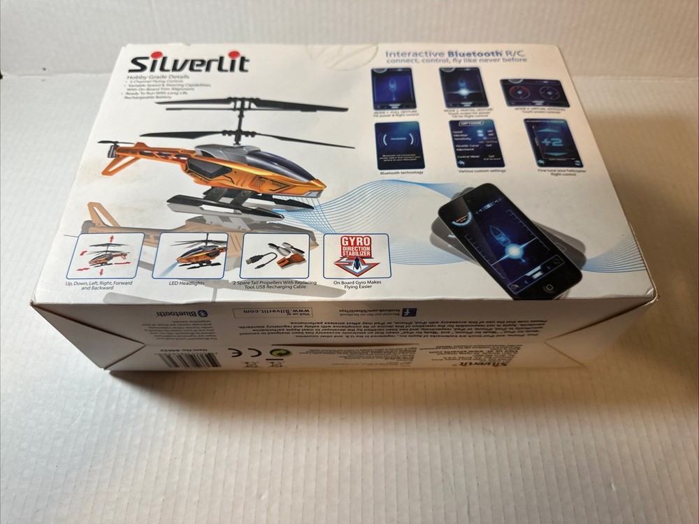 Silverlit Interactive Bluetooth R/C Blu-Tech Helicopter BSH-A B4620 New
