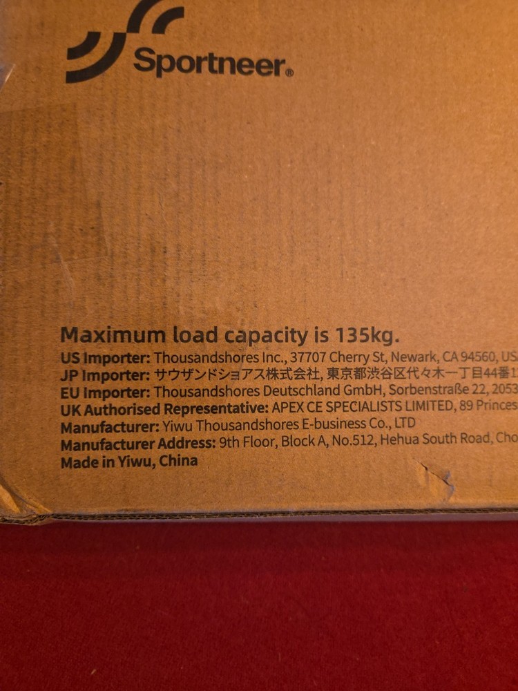 sportneer pull up bar Model Y22-82000-90