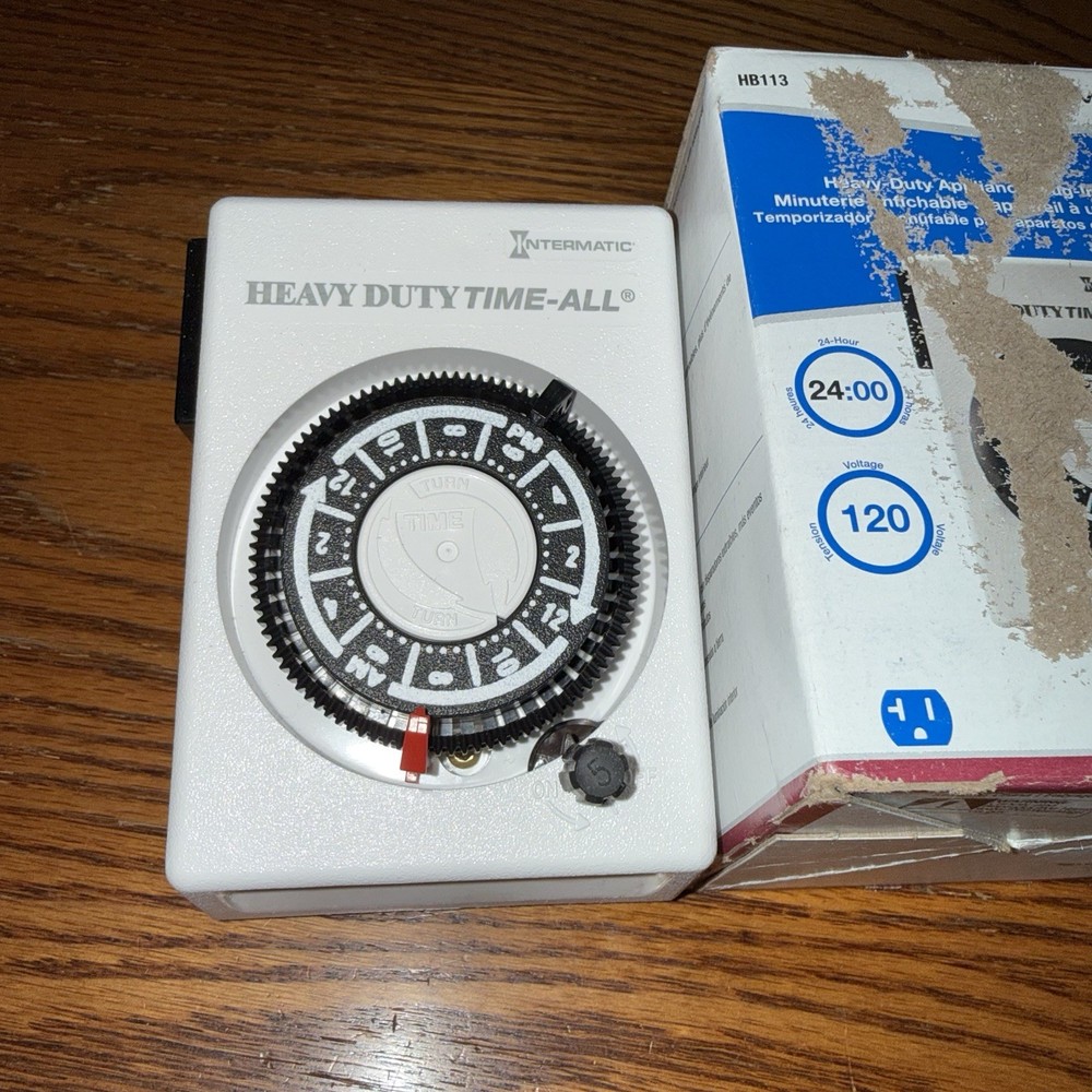 Intermatic Hb113 Timer Mechanical 120V 20A Plug In New