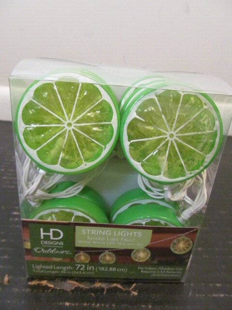 HD Designs Sliced Fruit 10-Light LED String Lights, Lemon or Lime