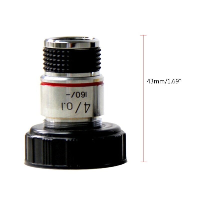 10X 40X 100X Microscope Objective Lens Achromatic Microscope Parts Microscope