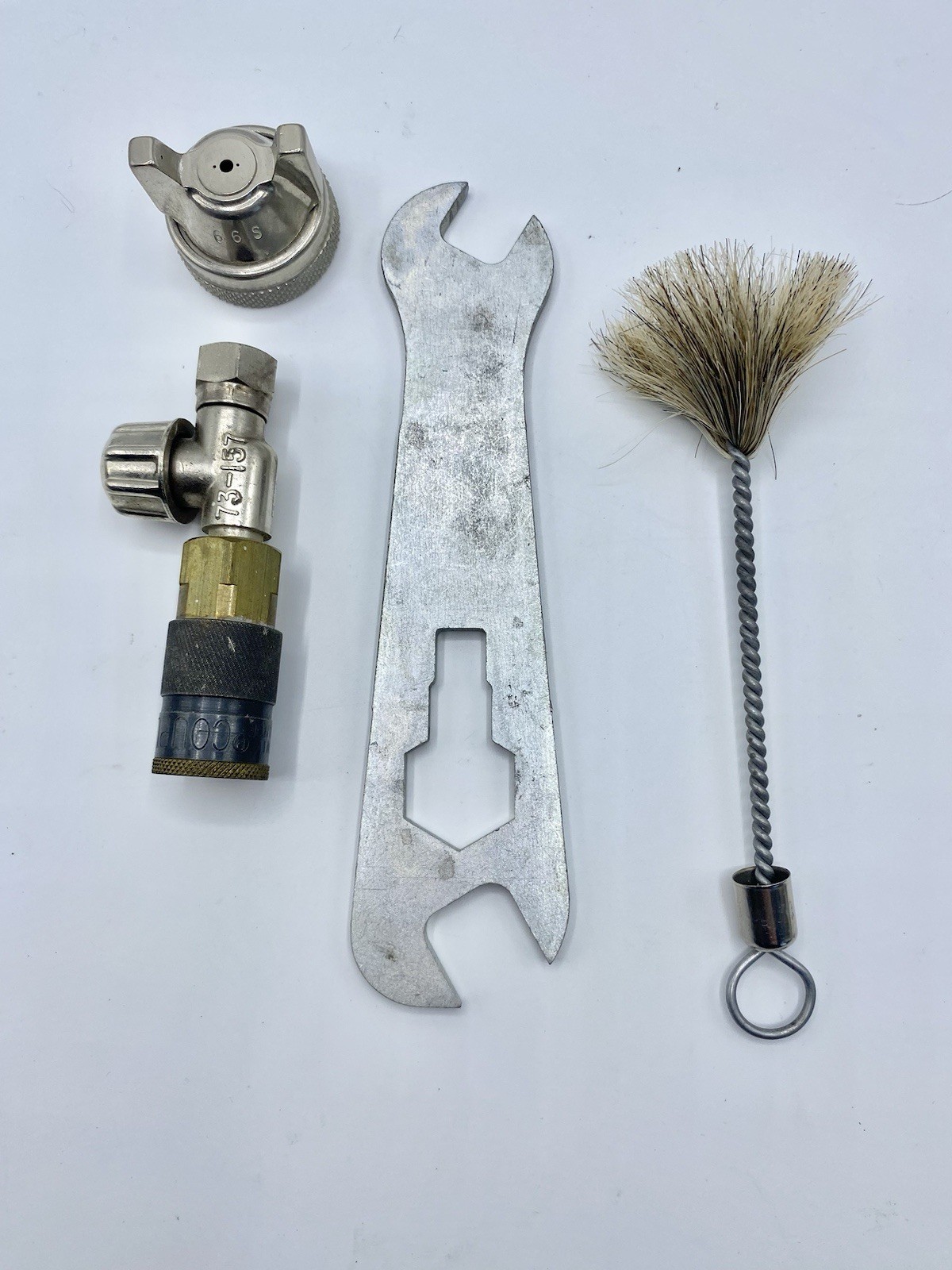 Binks Vintage Model 18 Paint Spray Gun With Sharpe 450 Canister Box/ Manuals