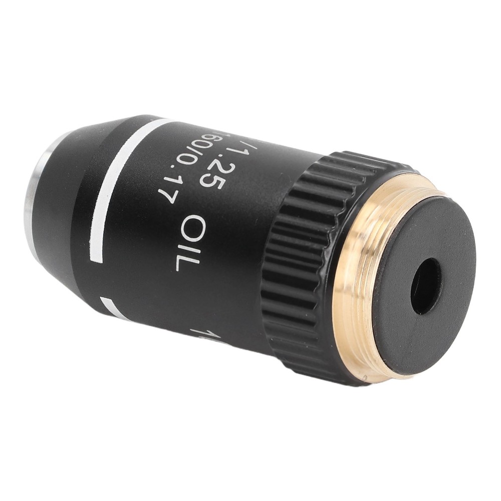 Microscope Objective Lens Replacement 100X Magnification High Power Lens New