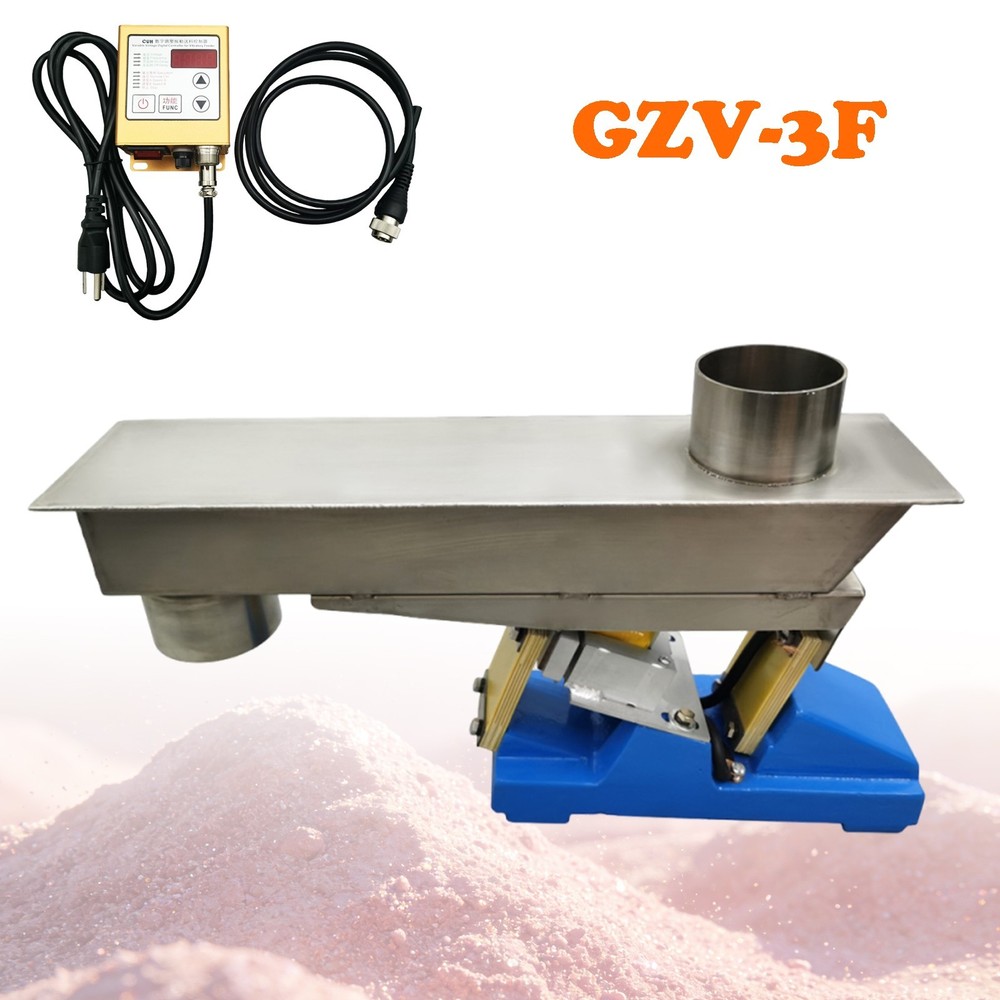 110V GZV-3 Small Electromagnetic Vibration Feeder with Controller Shaking Feeder