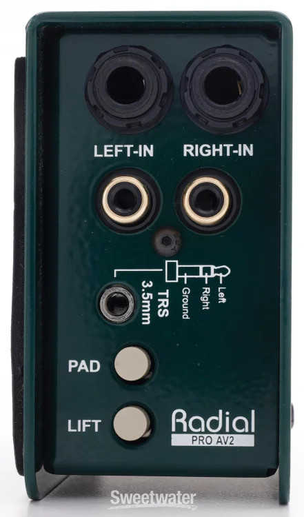 Radial ProAV2 2-channel Passive A/V Direct Box