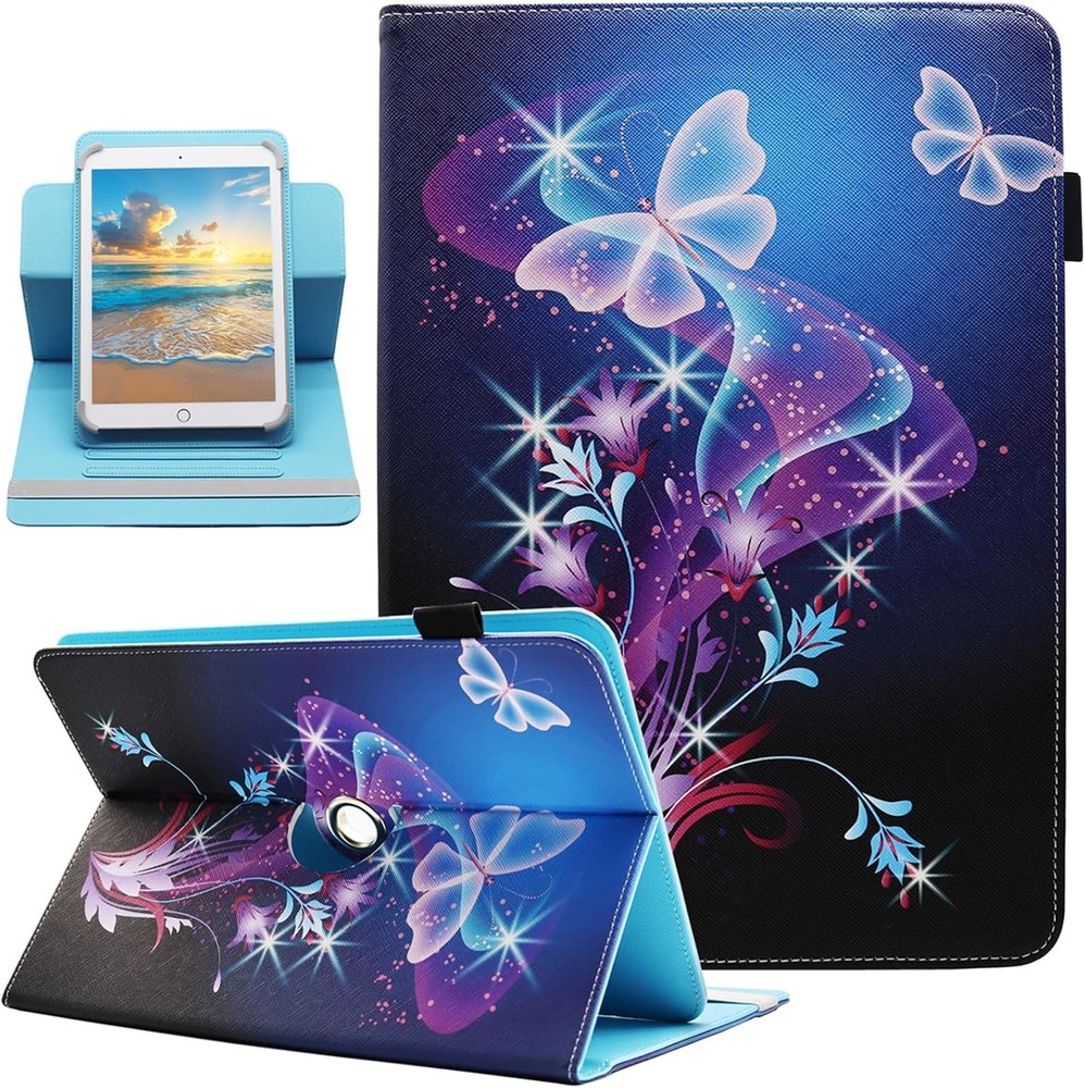 Case for 7-8 Inch Android Tablet, 360 Degree Rotating Multi-Angle Viewing Stand