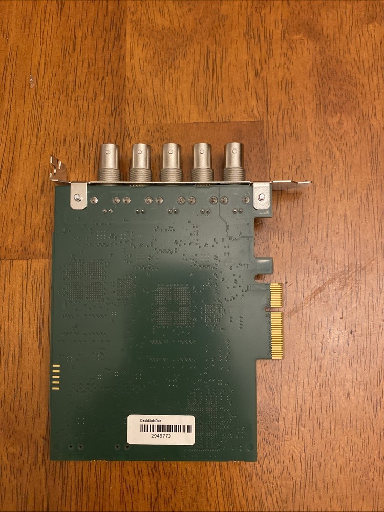 Blackmagic Design Decklink Duo PCI SDI capture card