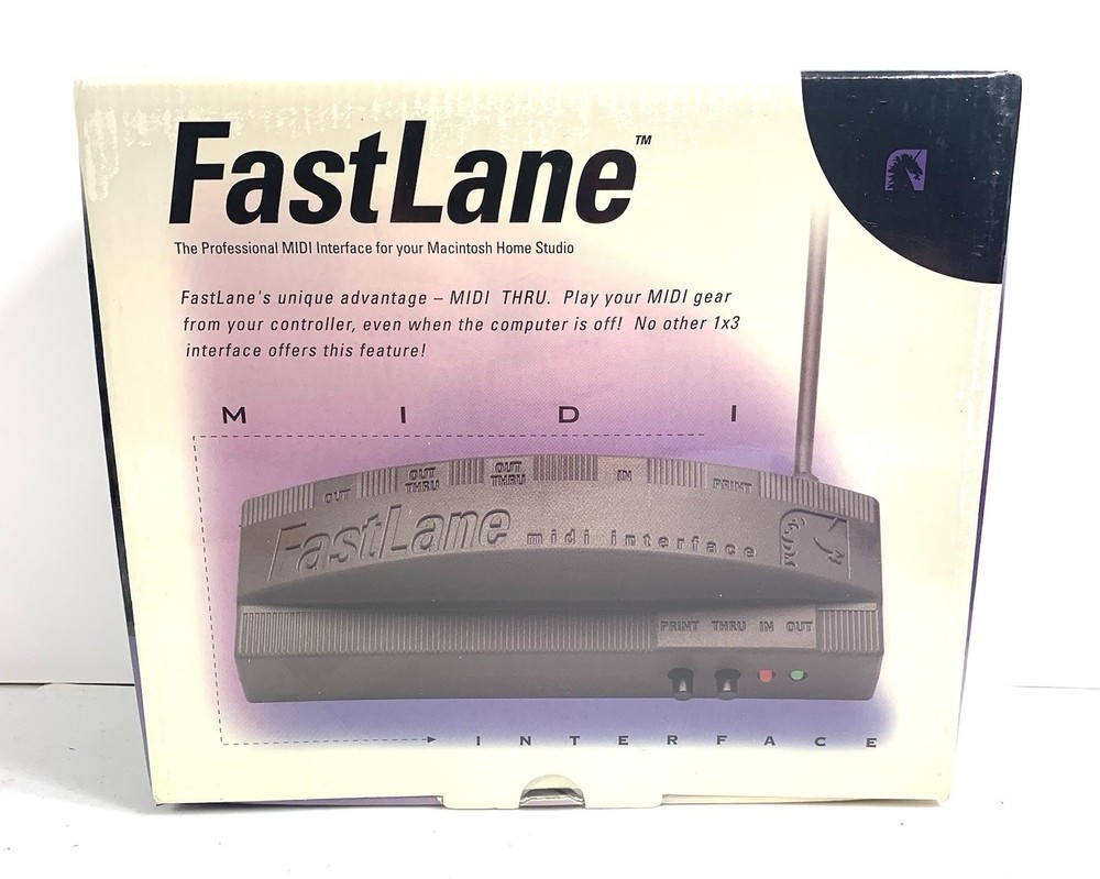 MOTU FastLane MIDI Interface for Macintosh Home StudioComputers - NOS