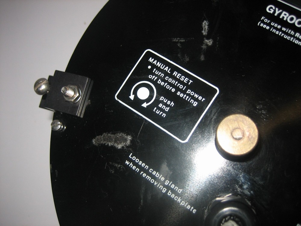 Cortron Gyrocompass Repeater - 35v Step Motor System - Cosmetics Great!