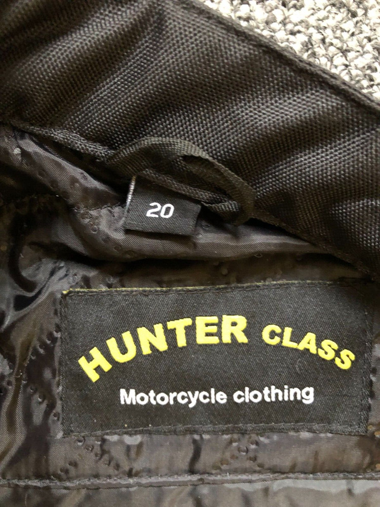 Hunter Class light weight textile motorcycle jacket chest 42" Black