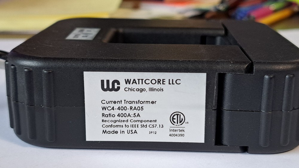 current transformer, CT, split core, 400:5 ratio