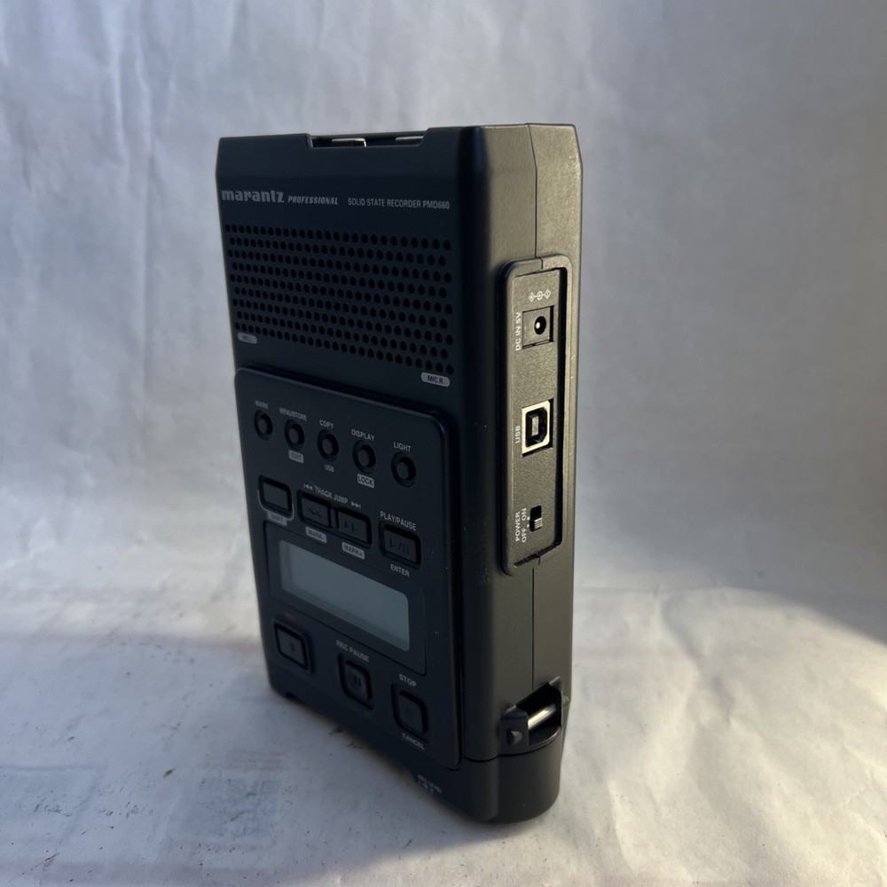 Marantz PMD660 Professional Solid State Recorder, Compact Flash - Tested! READ!