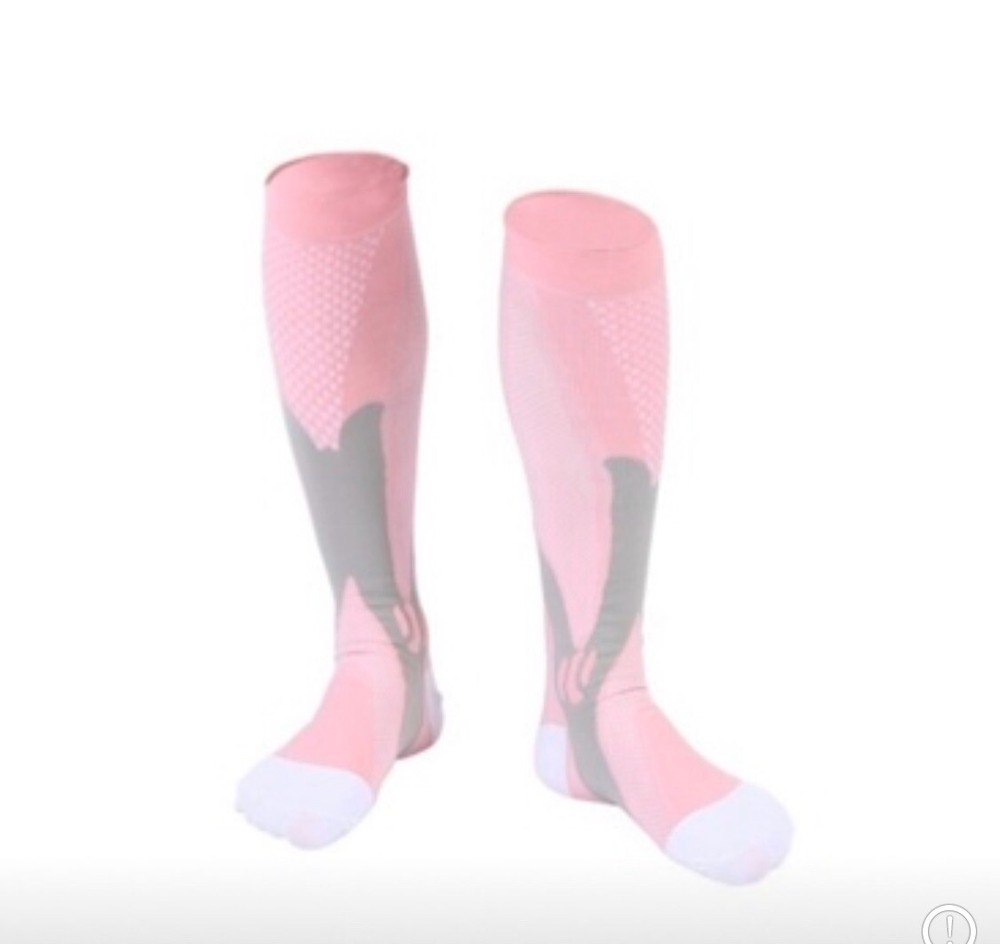 Pink Compression Socks Unisex  (SIZE XXL)