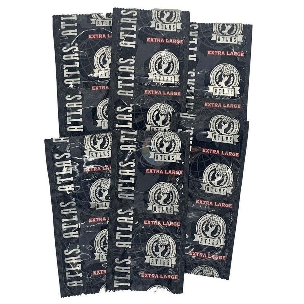 Atlas Extra LARGE Size Condoms | 12-Pack