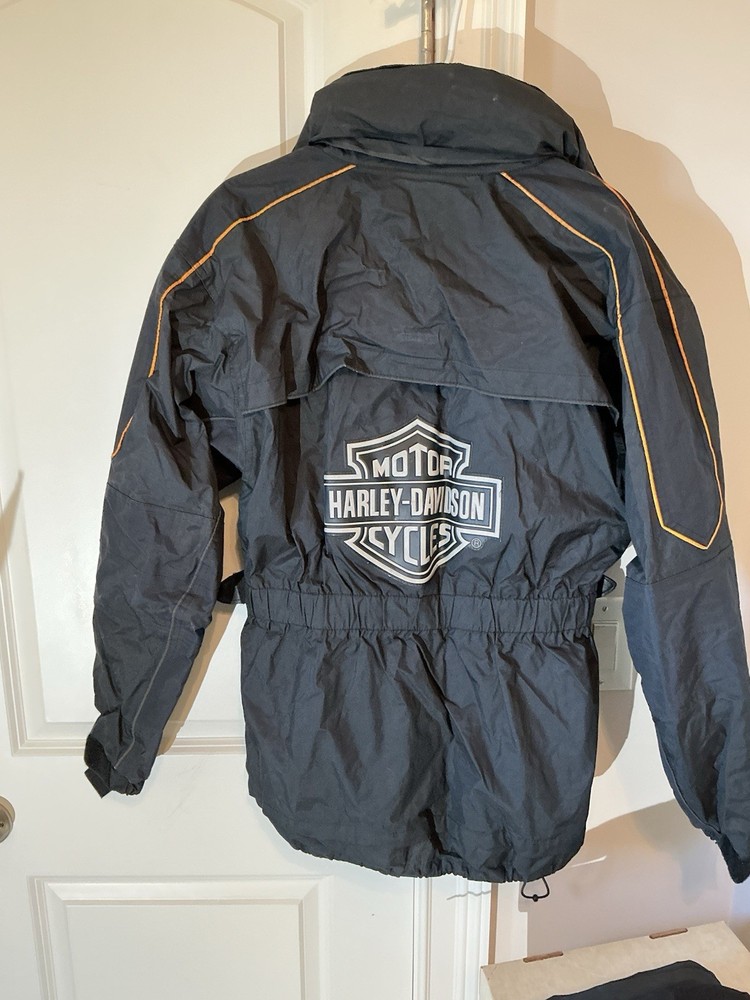 ￼ Harley‘S Davison ￼Two-Piece Rain Suit (Size Medium )