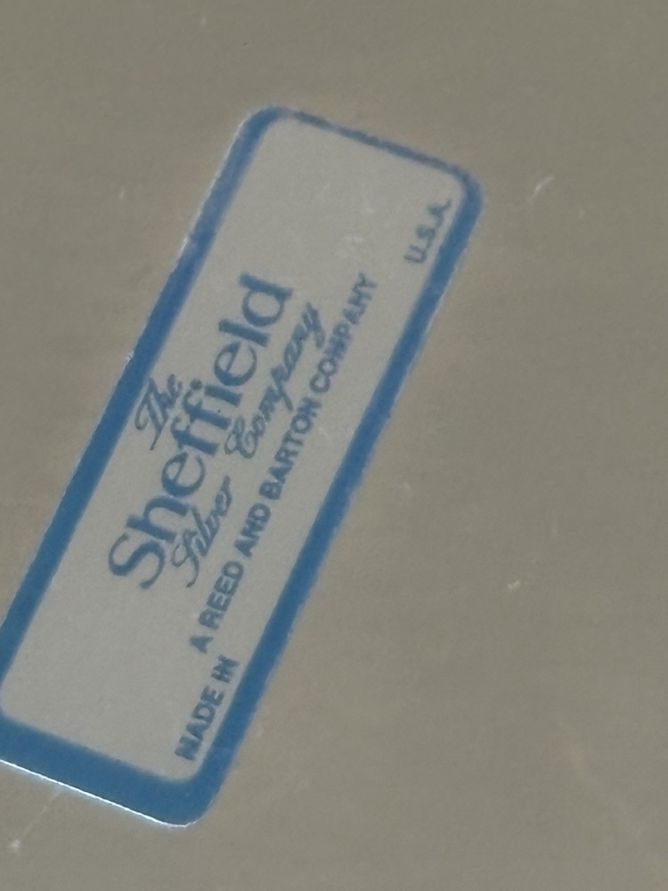 Vintage Sheffield Reed & Barton Silverplate Rectangular Serving Dish 10.5 x 7.5"