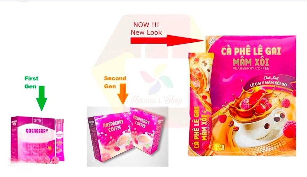 Raspberry Coffee - Ca Phe Mam Xoi Le Gai (16g x 15 Packets)