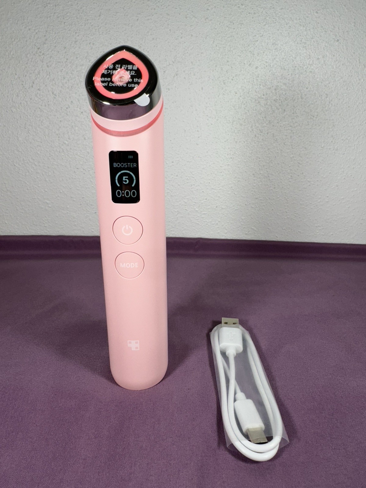 Pink Medicube Age-R Booster Pro | 6-in-1 Real Glass Glow Beauty Massager | NEW