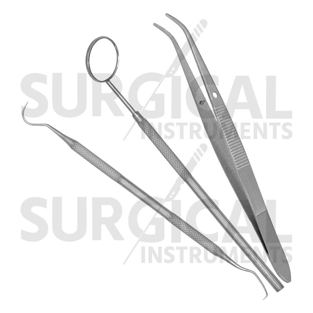 23 Pcs Oral Dental Surgery Set Extracting Elevators Forceps Kit German Grade