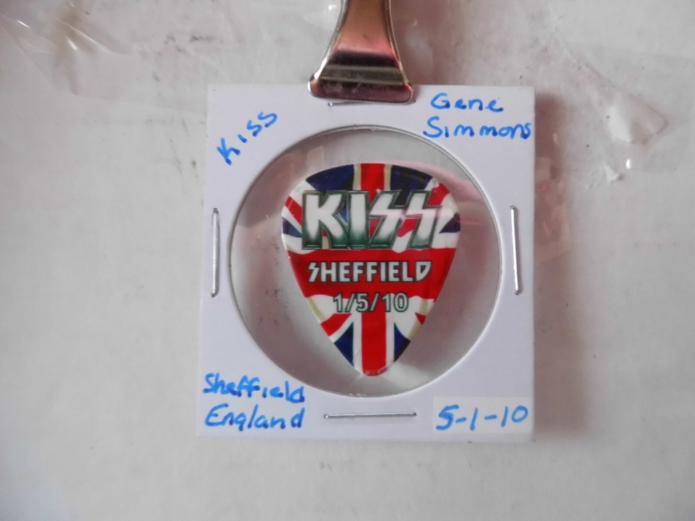 KISS "GENE SIMMONS" 5/1/10 GUITAR PICK~READ DESCRIPTION #9 ~17