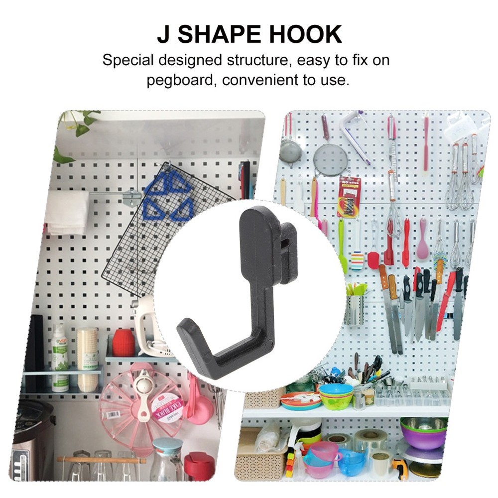 20 Pcs Cabinet Hook Pegboard Hanging Holders Display Hooks for Wall Tool