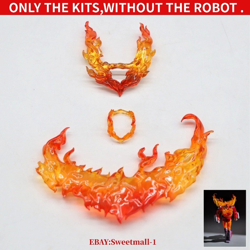 ABS Casting Flame Effect Upgrade Kit For SS86 Hot Rod Accessories-MSS STUDIO