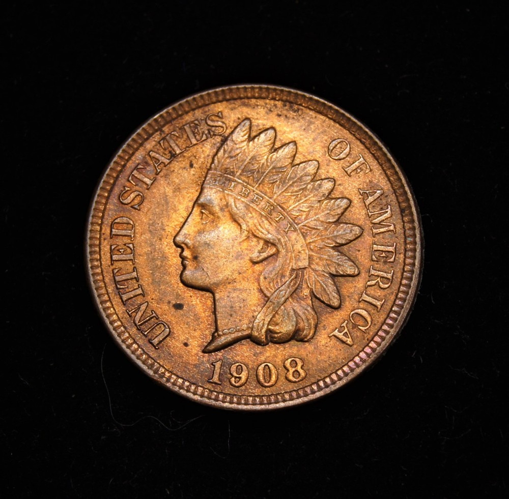 1908  Indian Head Cent   UNC