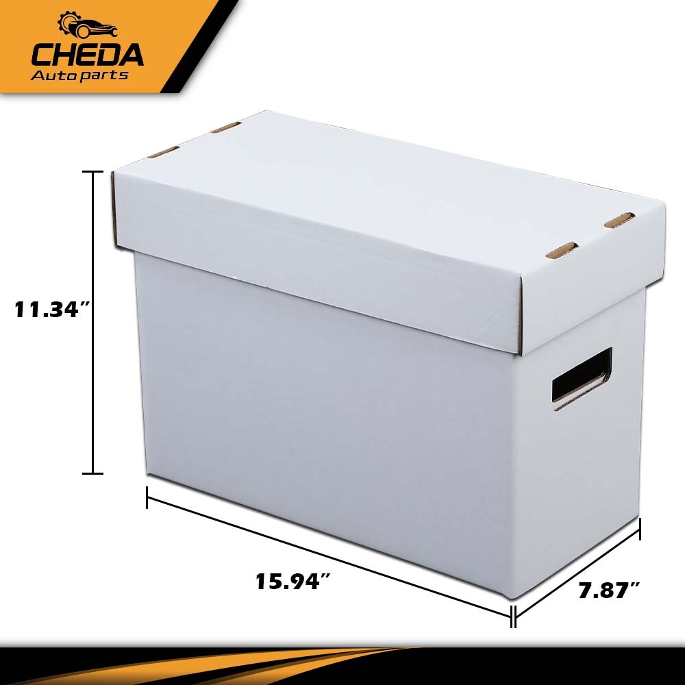 3 Pack Short Comic Book Storage Boxes Holds 150-175 Stackable Archival Cardboard