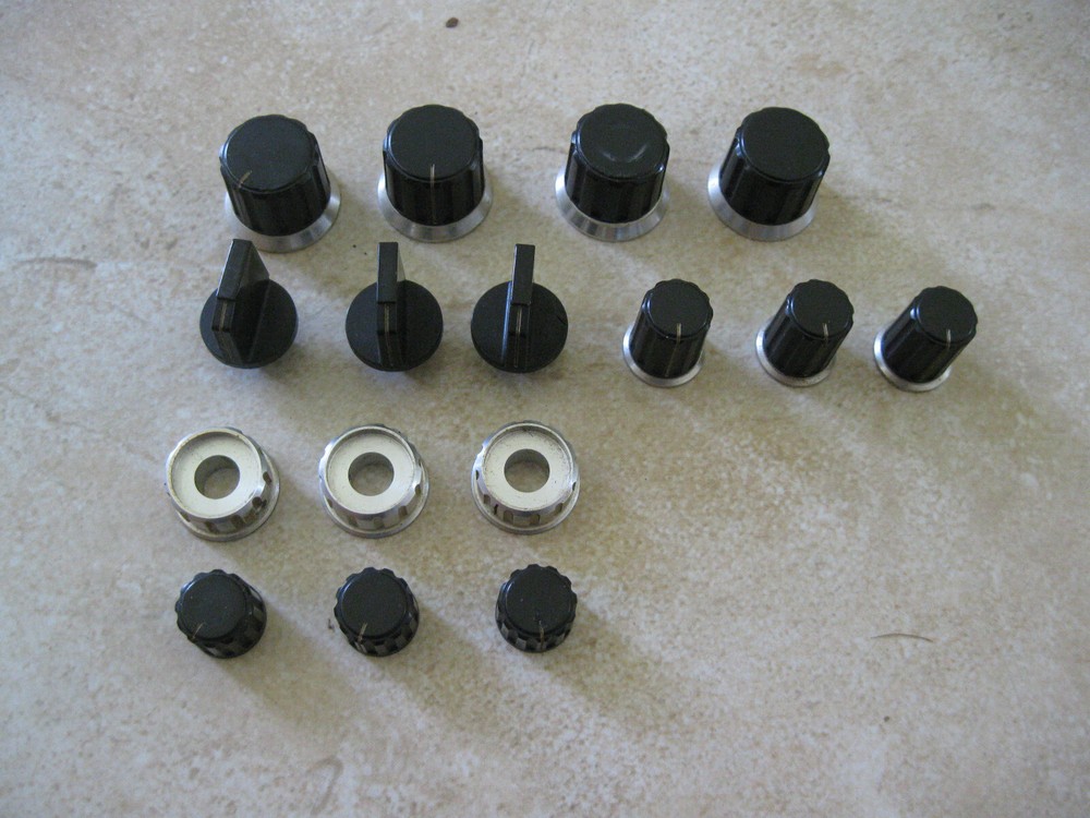Icom IC-761 Front panel knob set (less VFO knob) in Good shape