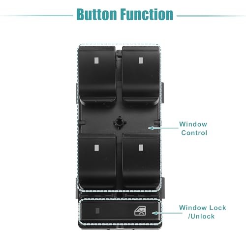 Power Window Switch Window Control Switch Fit for GMC Acadia 2007-2016
