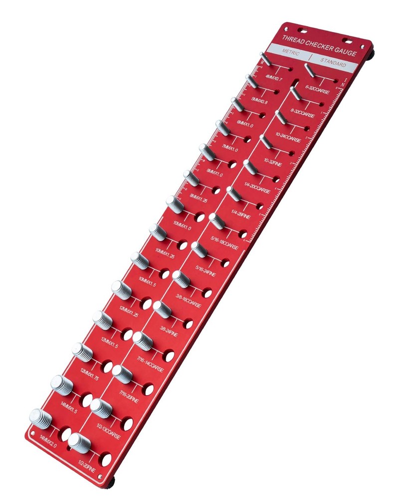 ROTATION Thread Checker, Nut and Bolt Gauge, Size Identifier...