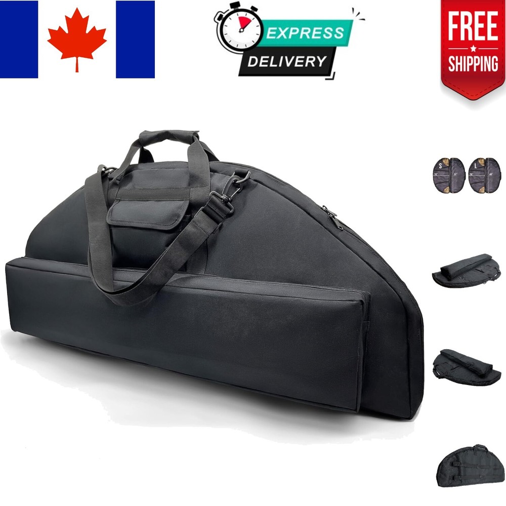 Ultimate Multi-Function Compound Bow Case with Arrow Pocket and Straps