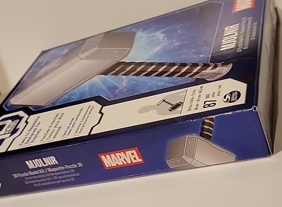 Marvel: 4D Build Thor Mjolnir Hammer 3D Puzzle Spin Master