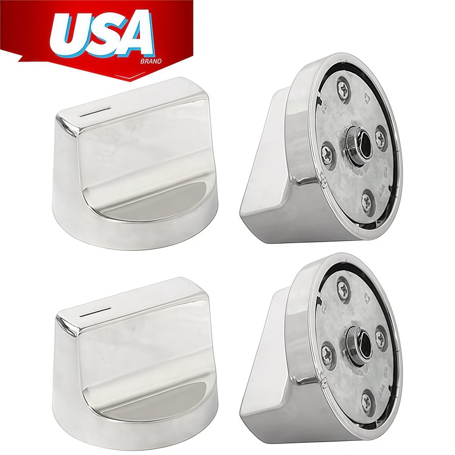 W11517331 for Whirlpool Electric Range Knobs (4pcs) Replace W10850027 W11117415