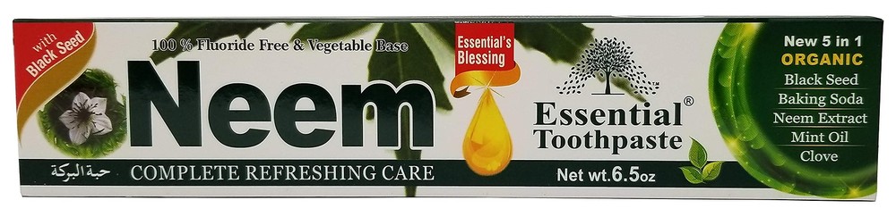 NEEM ESSENTIAL TOOTHPASTE NEW 5 in 1 FORMULA 6 PACK