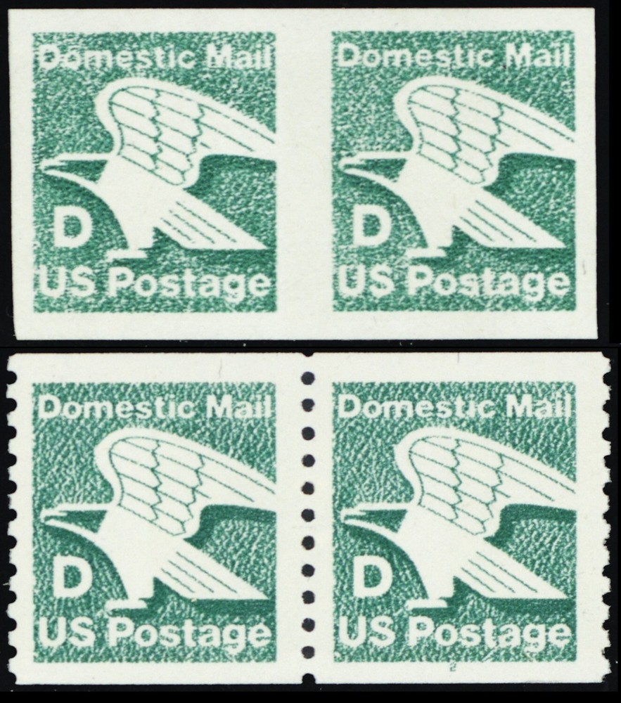 2112a, Mint NH 23¢ - Imperforate Error Pair With Normal - Stuart Katz