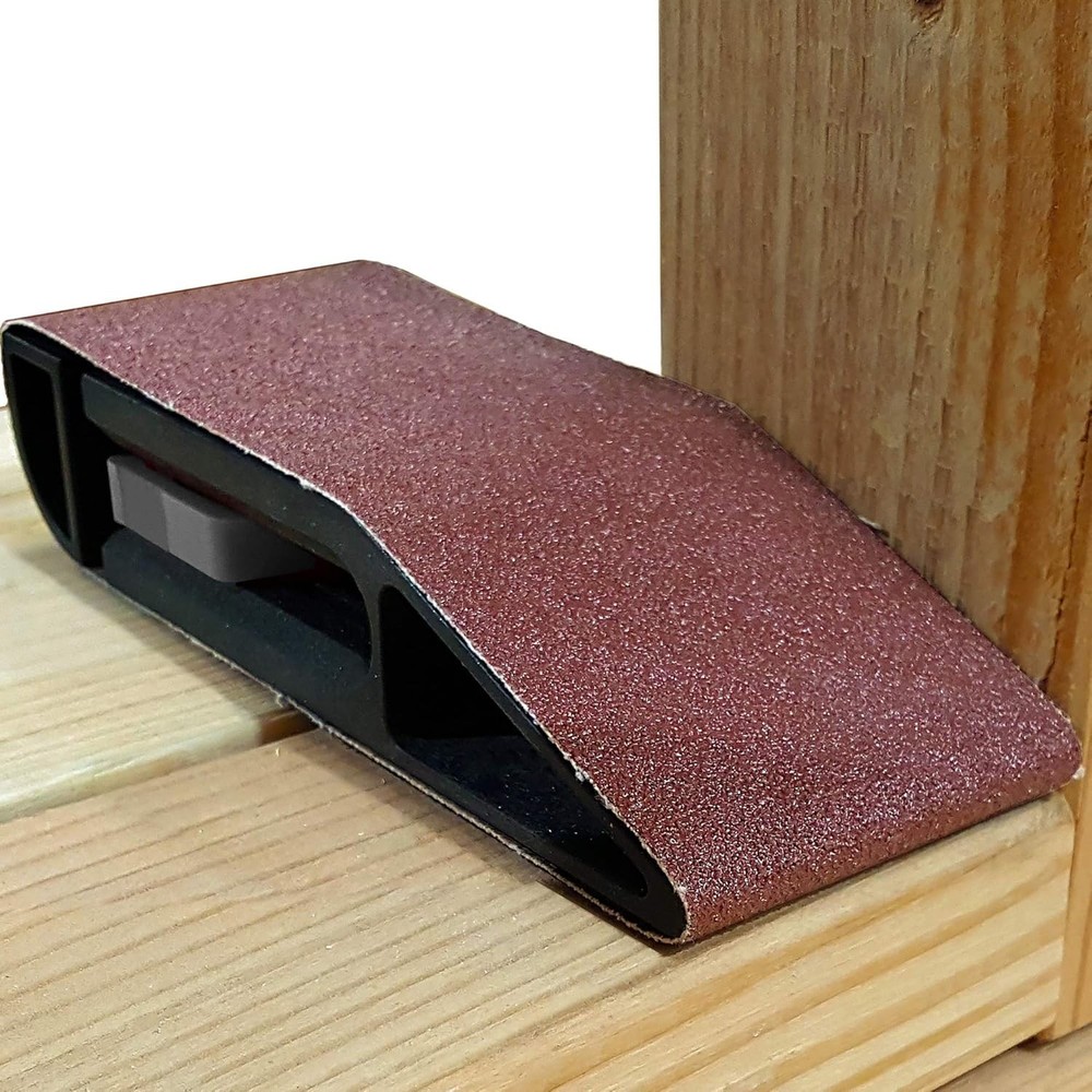 3-Pc Sanding Hand Sander Bundle – Multi-Surface SandDevils, Quick-Change Lever