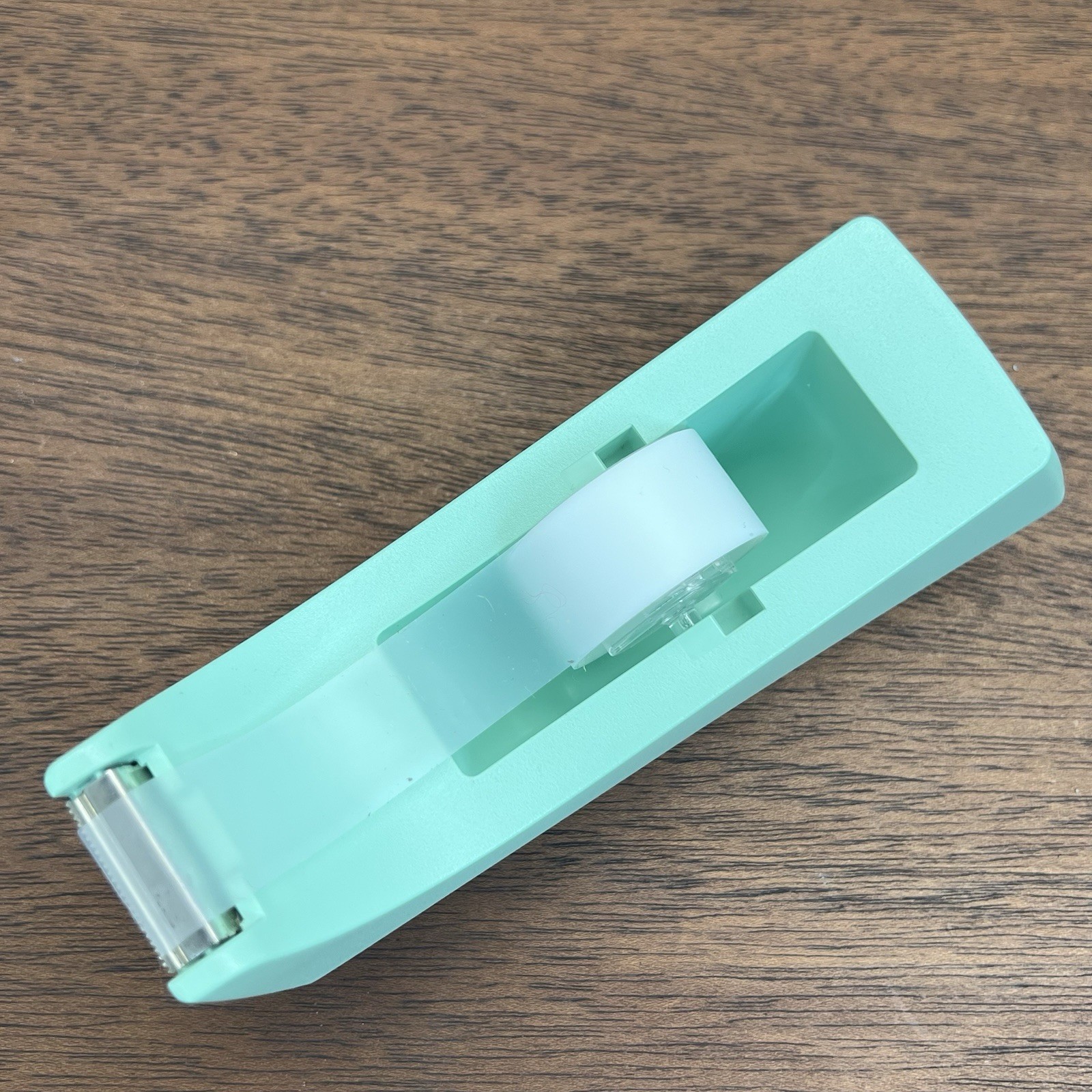 Mint Green Scotch C-38 Weighted Desk Tape Dispenser 3M USA Retro