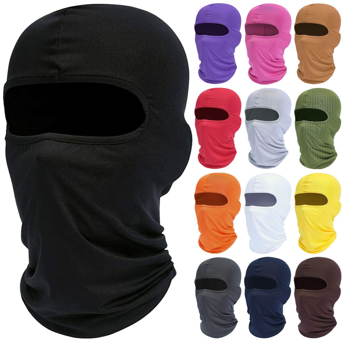 Baclava Sport Full Face Mask Helmet Liner UV Protection Balaclava for Outdoor US