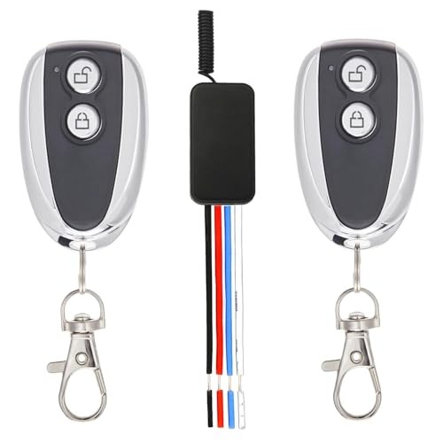12V 3A Wireless Remote Switch Remote Light Switch 164-Foot Wireless