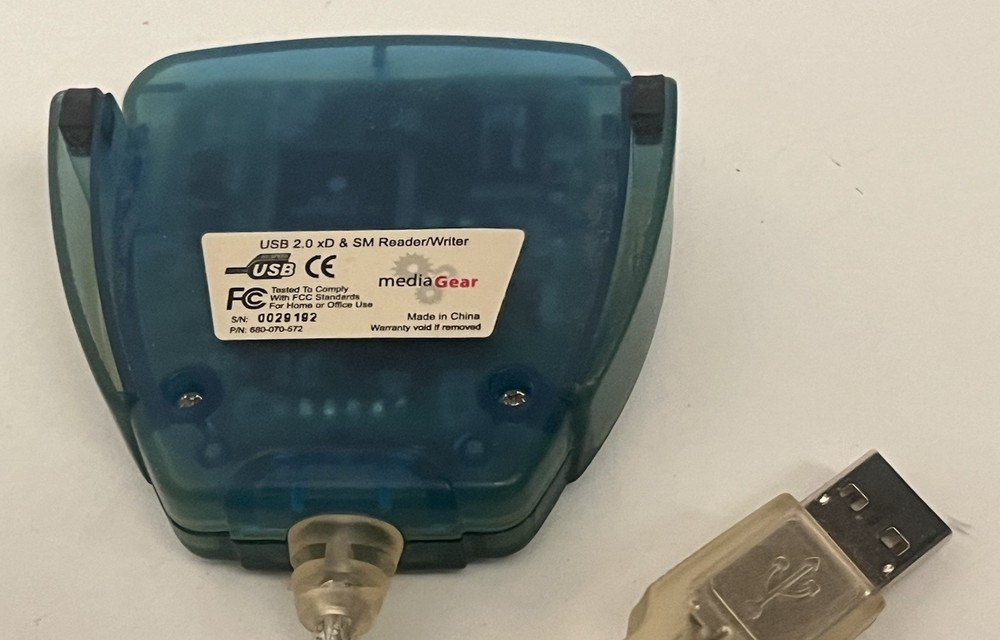 USB 2.0 xD/SM Reader/Writer