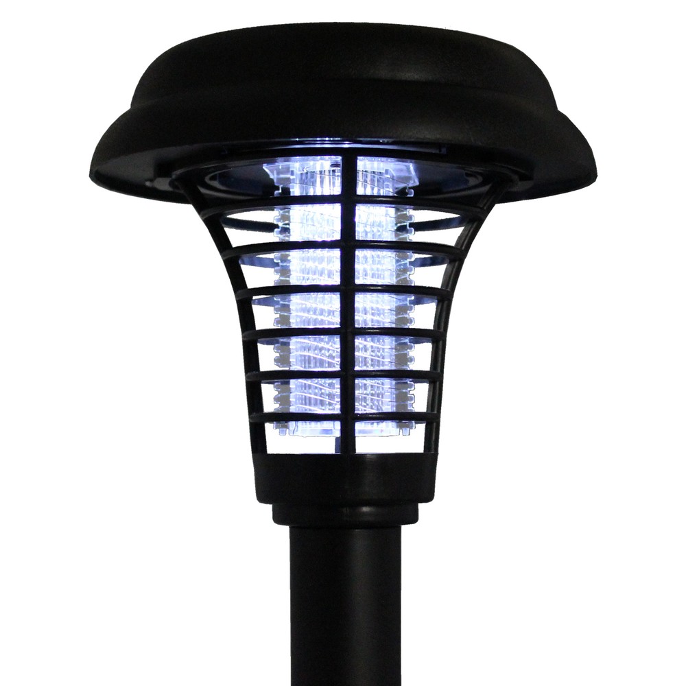 BlueDot Solar LED Light & UV Bug Zapper- Light-up + Kill mosquitoes - 2 Pack
