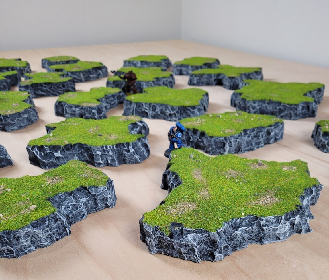3PC Tabletop Miniature Gaming Terrain For Warhammer, DnD, RPGs and More!