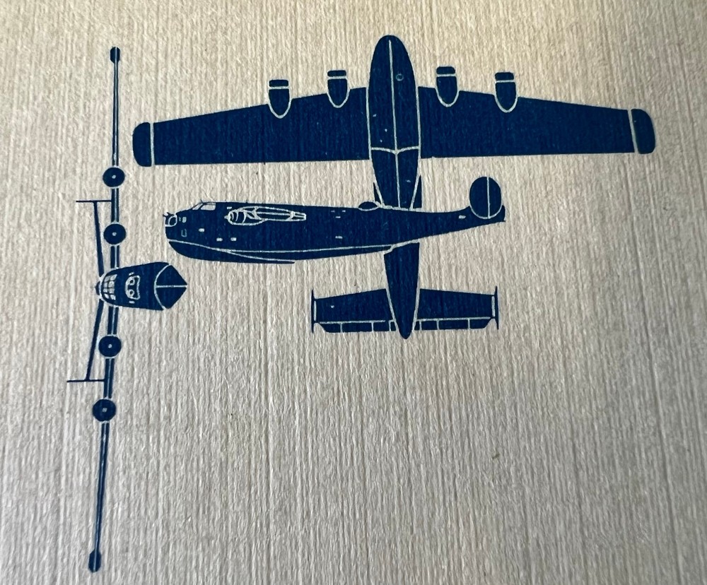 CONSOLIDATED PB2Y-2 CORONADO 1943 POST CARD GROUPING